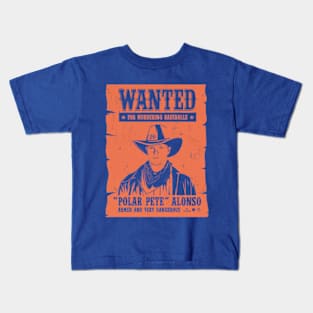 Pete Alonso Wanted Poster Kids T-Shirt